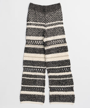 【2026Summer PRE-ORDER】Multi Border Crochet Pants