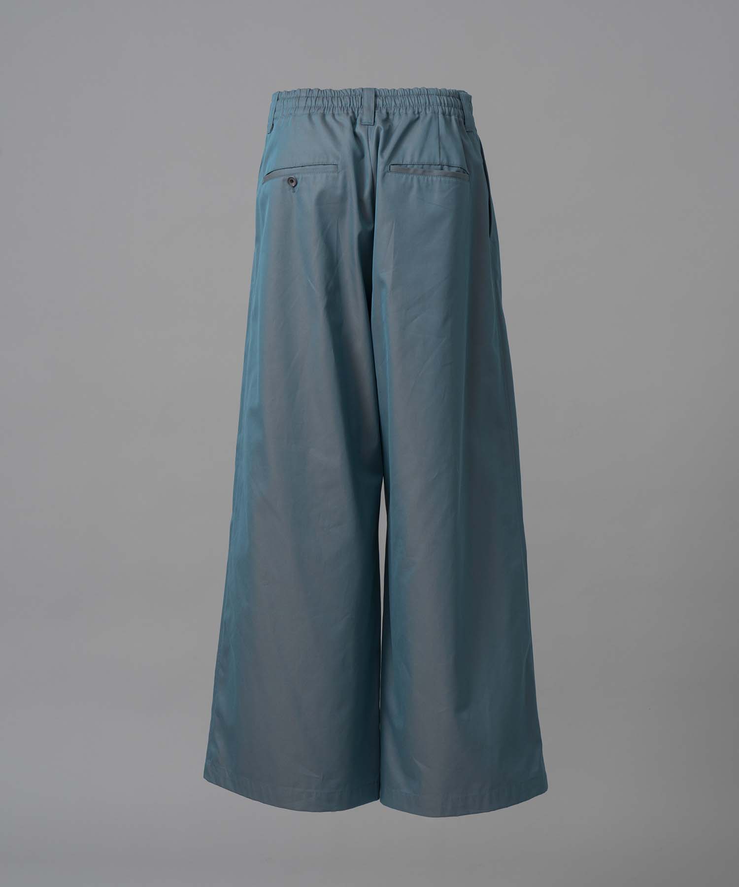 120/2/2/2/2/2/SUVIN COTTON GABARDINE BUGGY WIDE PANTS