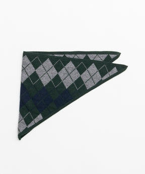 【26WINTER COLLECTION】Drop needle Argyle Knit Babushka