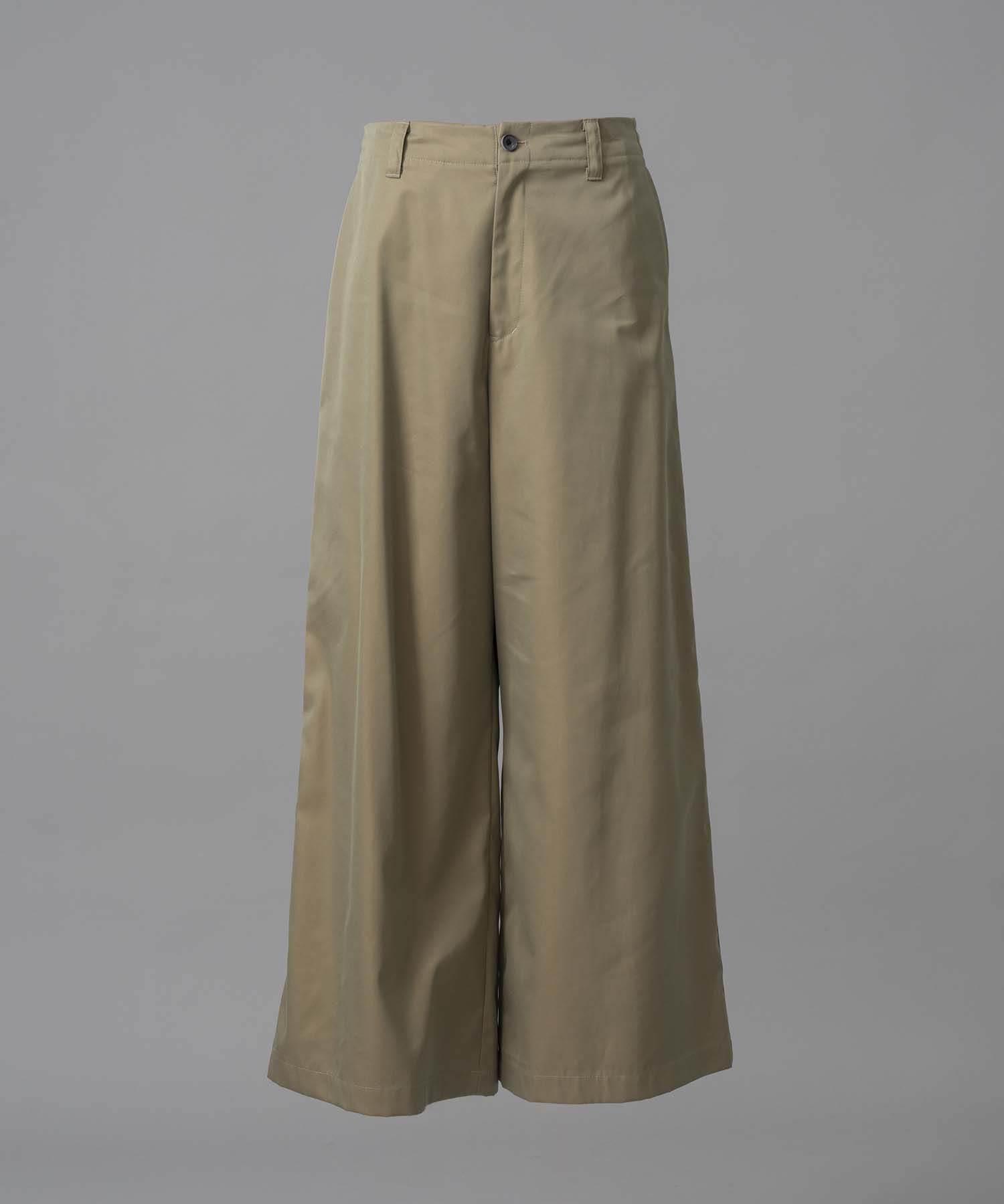 120/2/2/2/2/2/SUVIN COTTON GABARDINE BUGGY WIDE PANTS