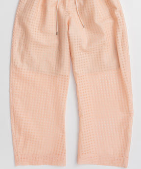 【2026Summer PRE-ORDER】Sheer Check Easy Pants