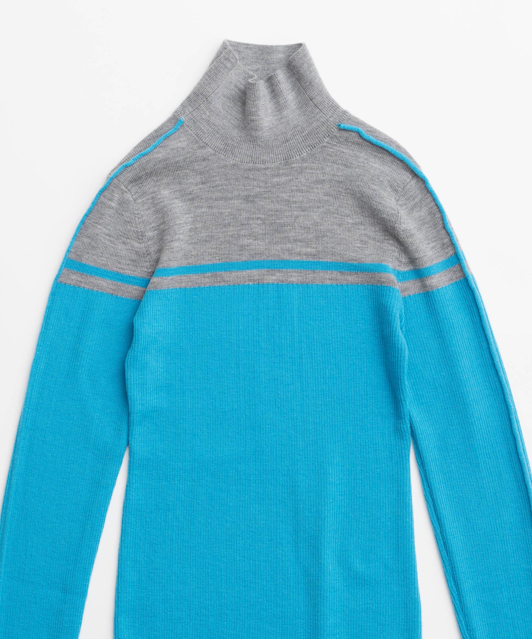 【24WINTER PRE-ORDER】Washable Wool Retro Sports Turtleneck Knit Tops