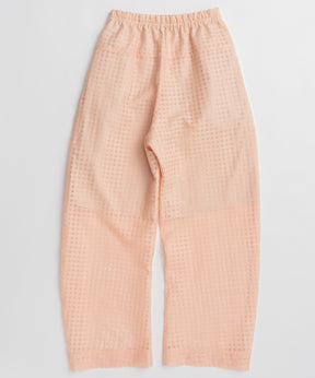 【2026Summer PRE-ORDER】Sheer Check Easy Pants