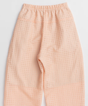 【2026Summer PRE-ORDER】Sheer Check Easy Pants
