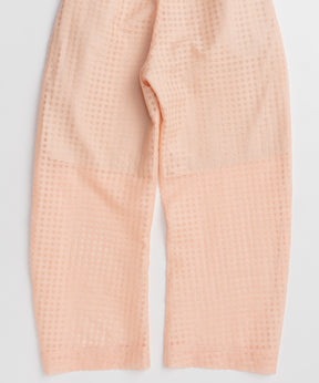 【2026Summer PRE-ORDER】Sheer Check Easy Pants