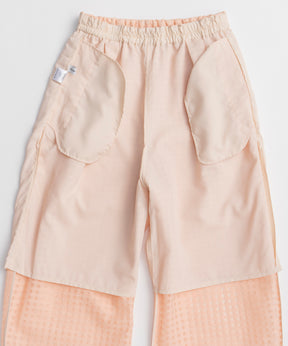 【2026Summer PRE-ORDER】Sheer Check Easy Pants