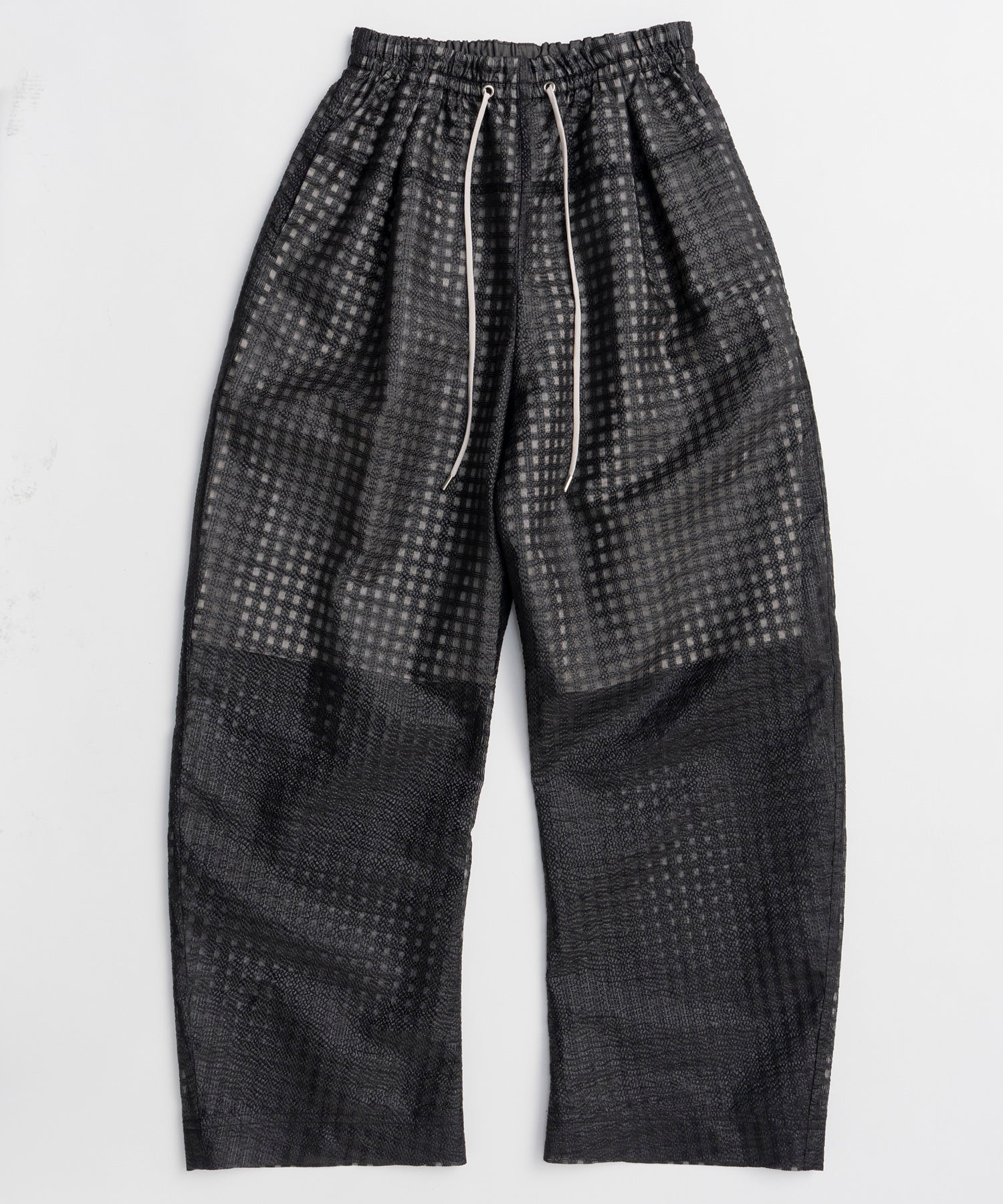 【2026Summer PRE-ORDER】Sheer Check Easy Pants