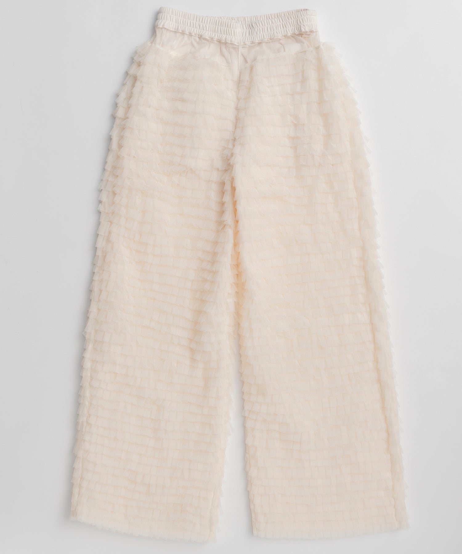 Tulle Tiered Easy Pants