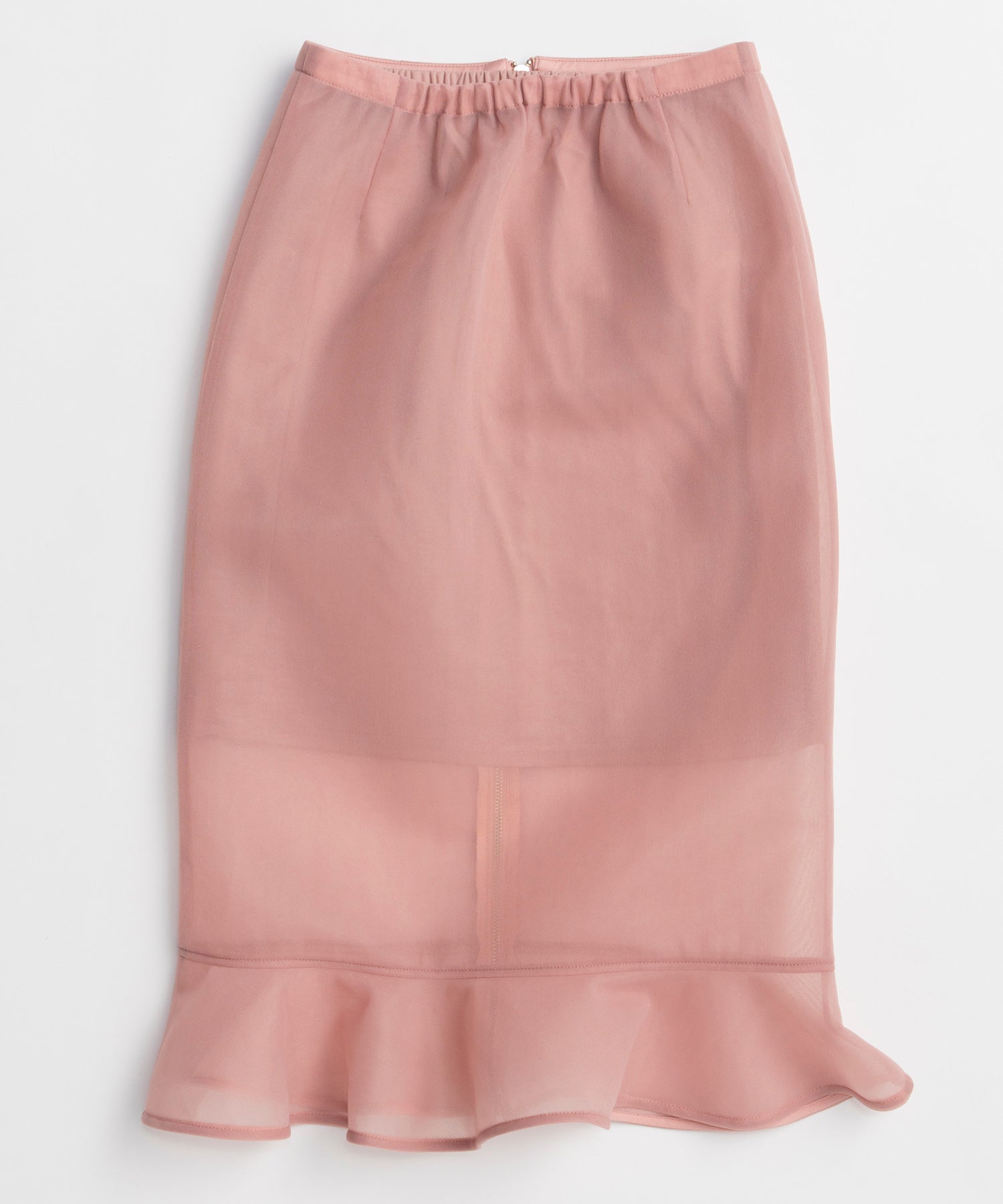 [2026Summer PRE-ORDER] Sheer Bonded Ruffle Skirt