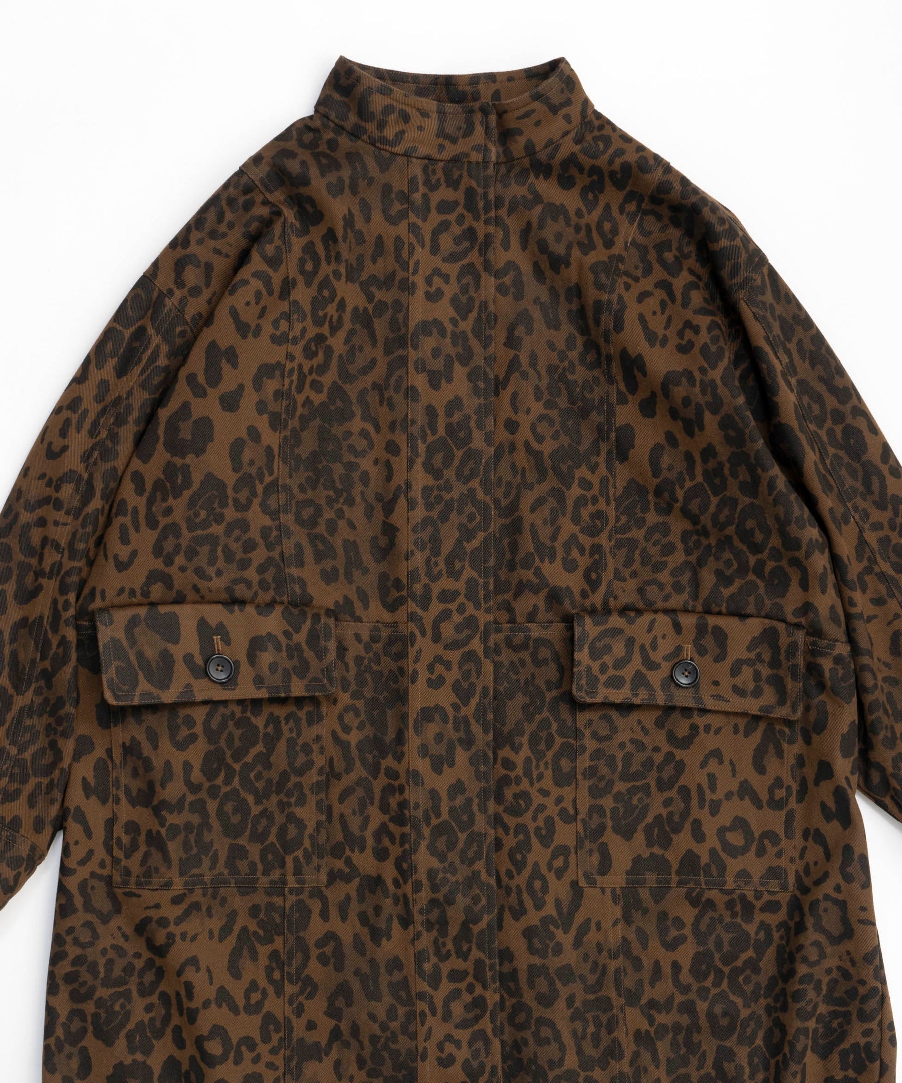 [24Autumn PRE-ORDER] REVERSIBLE LEOPARD TULLE MOD COAT