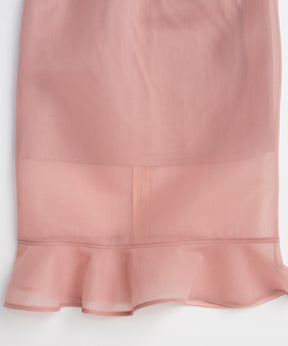 [2026Summer PRE-ORDER] Sheer Bonded Ruffle Skirt