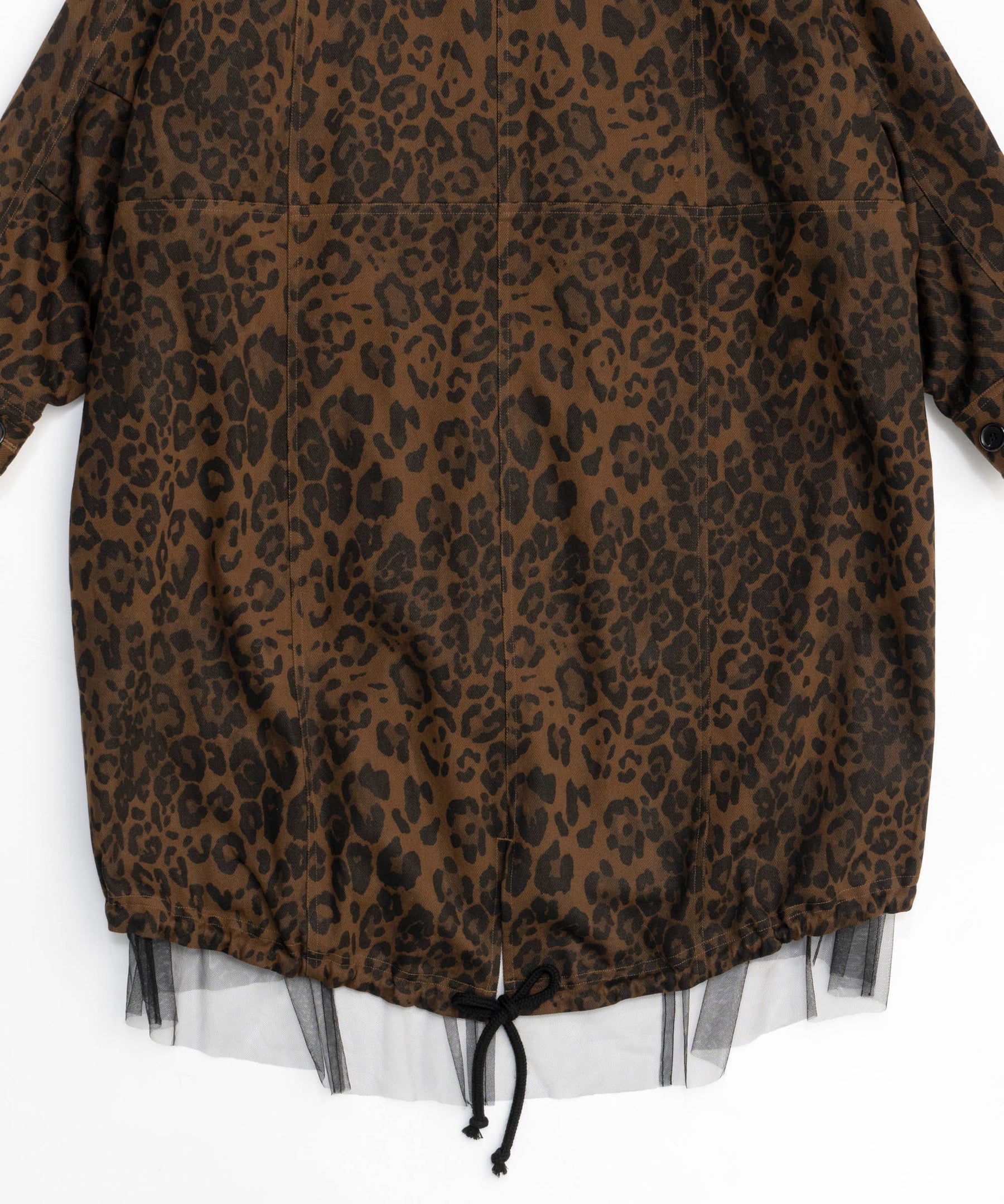 [24Autumn PRE-ORDER] REVERSIBLE LEOPARD TULLE MOD COAT