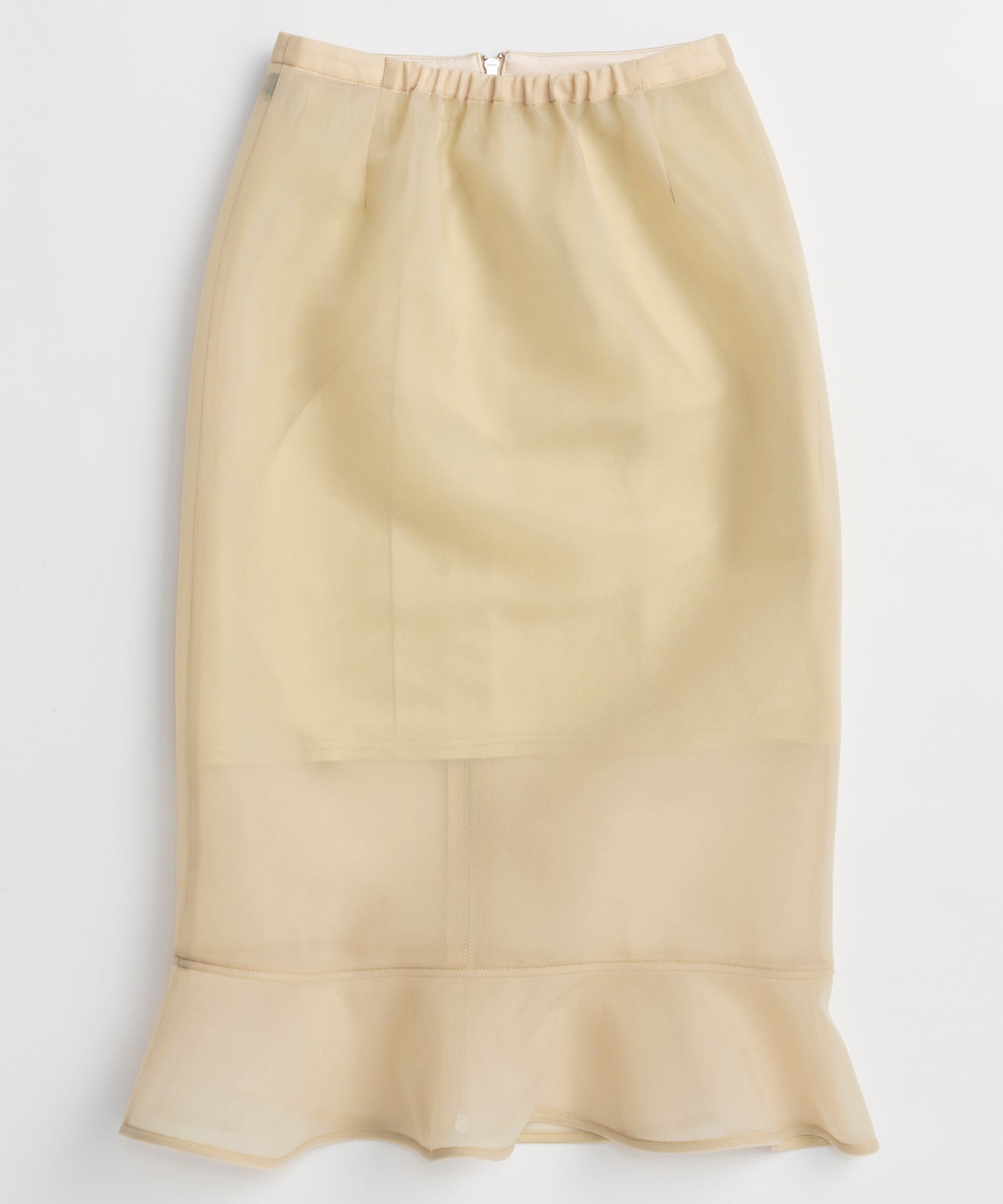 [2026Summer PRE-ORDER] Sheer Bonded Ruffle Skirt
