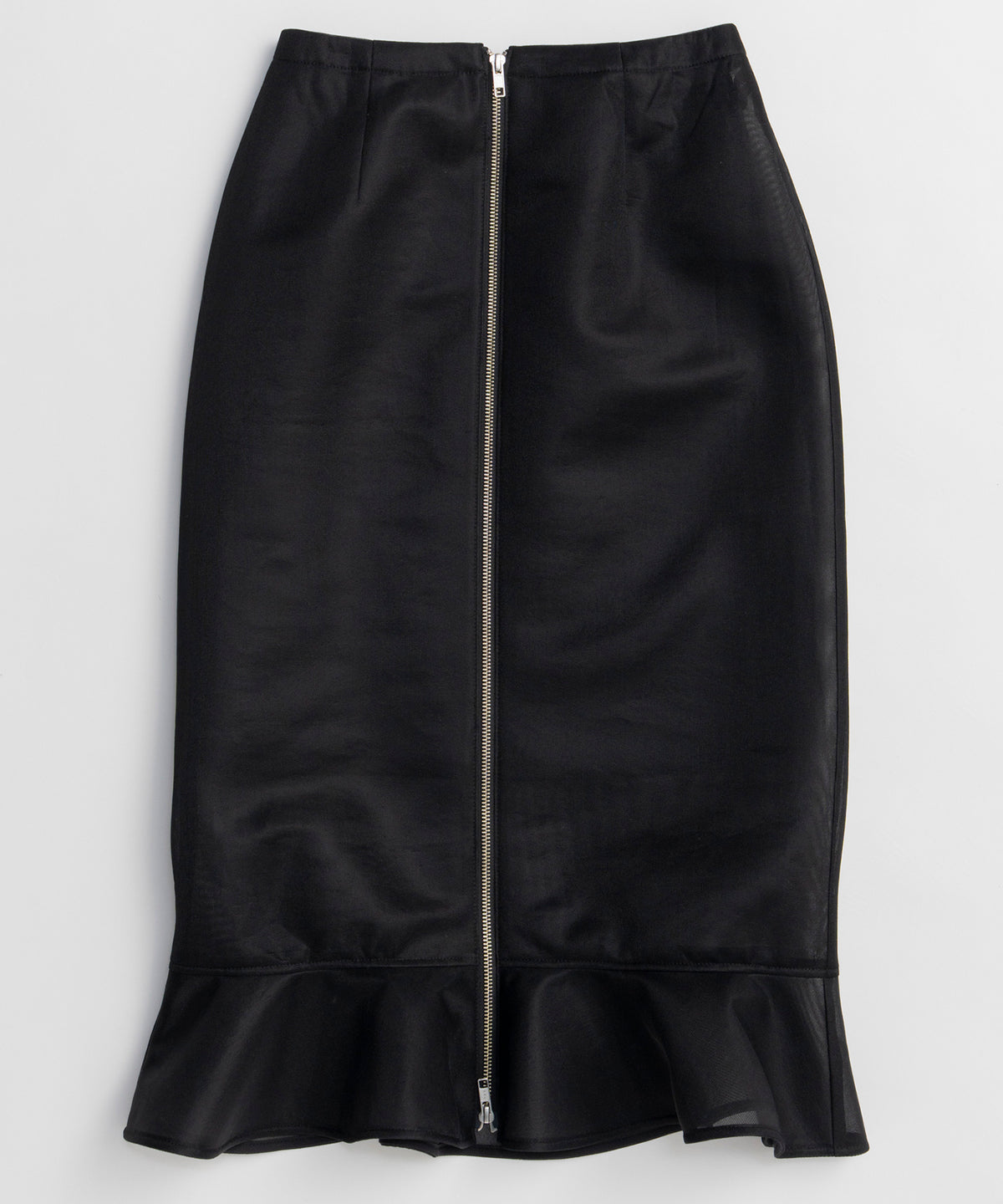 Sheer Bonded Ruffle Skirt