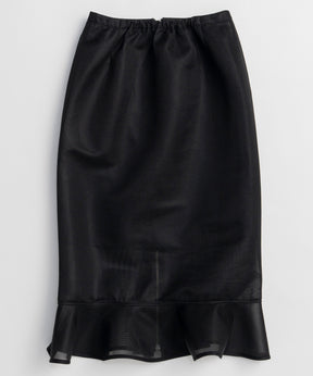 [2026Summer PRE-ORDER] Sheer Bonded Ruffle Skirt