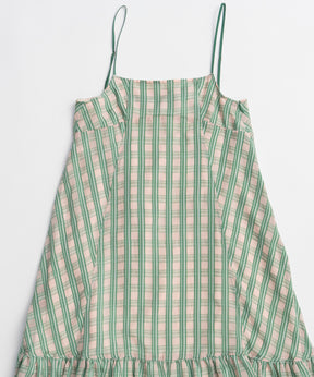 【PRE-ORDER】Multi Check Cami Dress