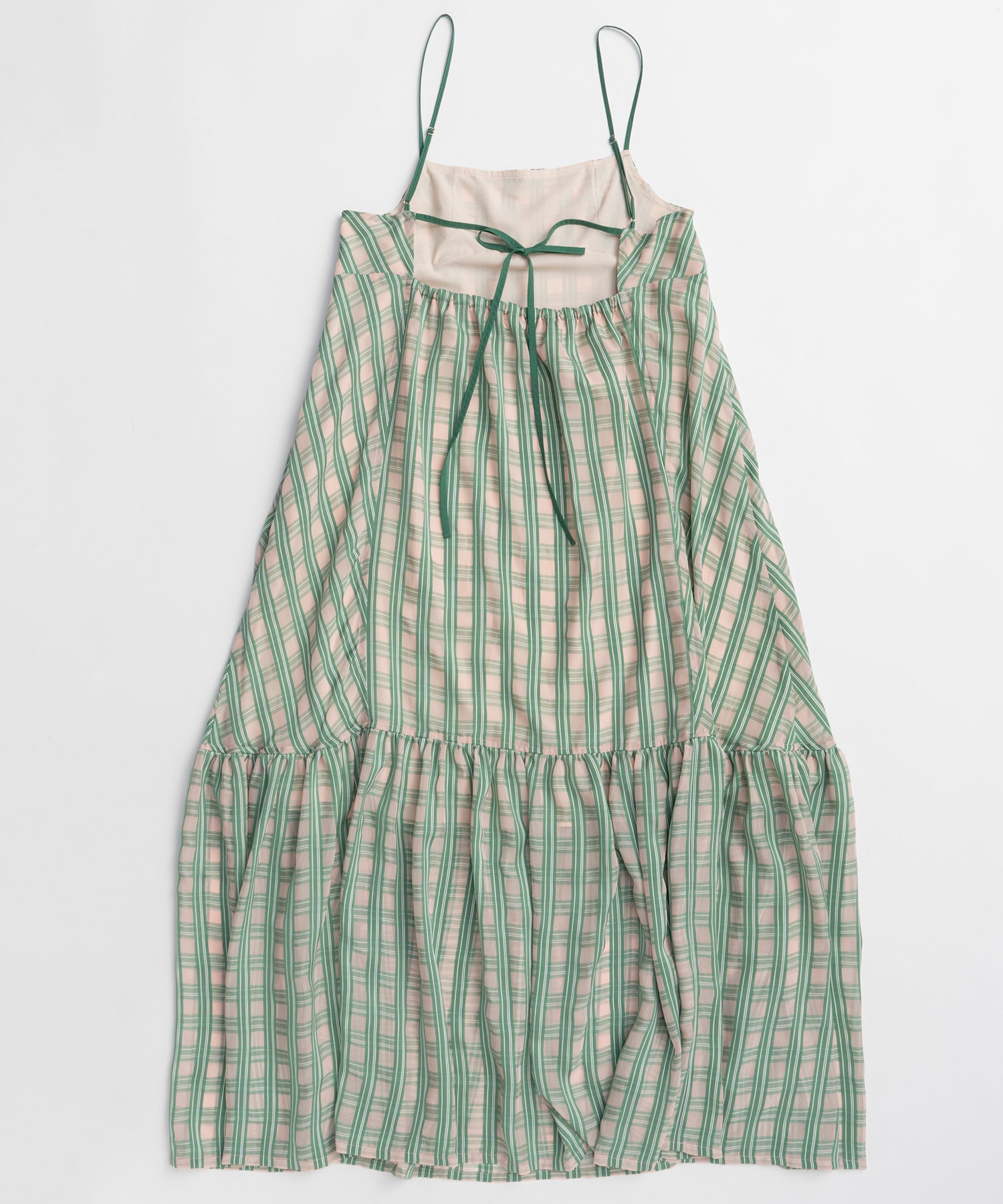 【PRE-ORDER】Multi Check Cami Dress