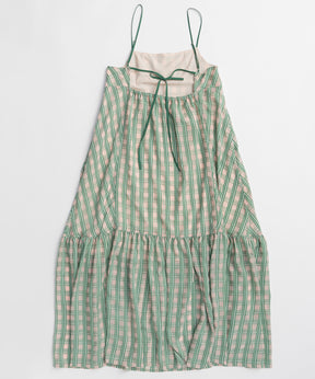 【PRE-ORDER】Multi Check Cami Dress