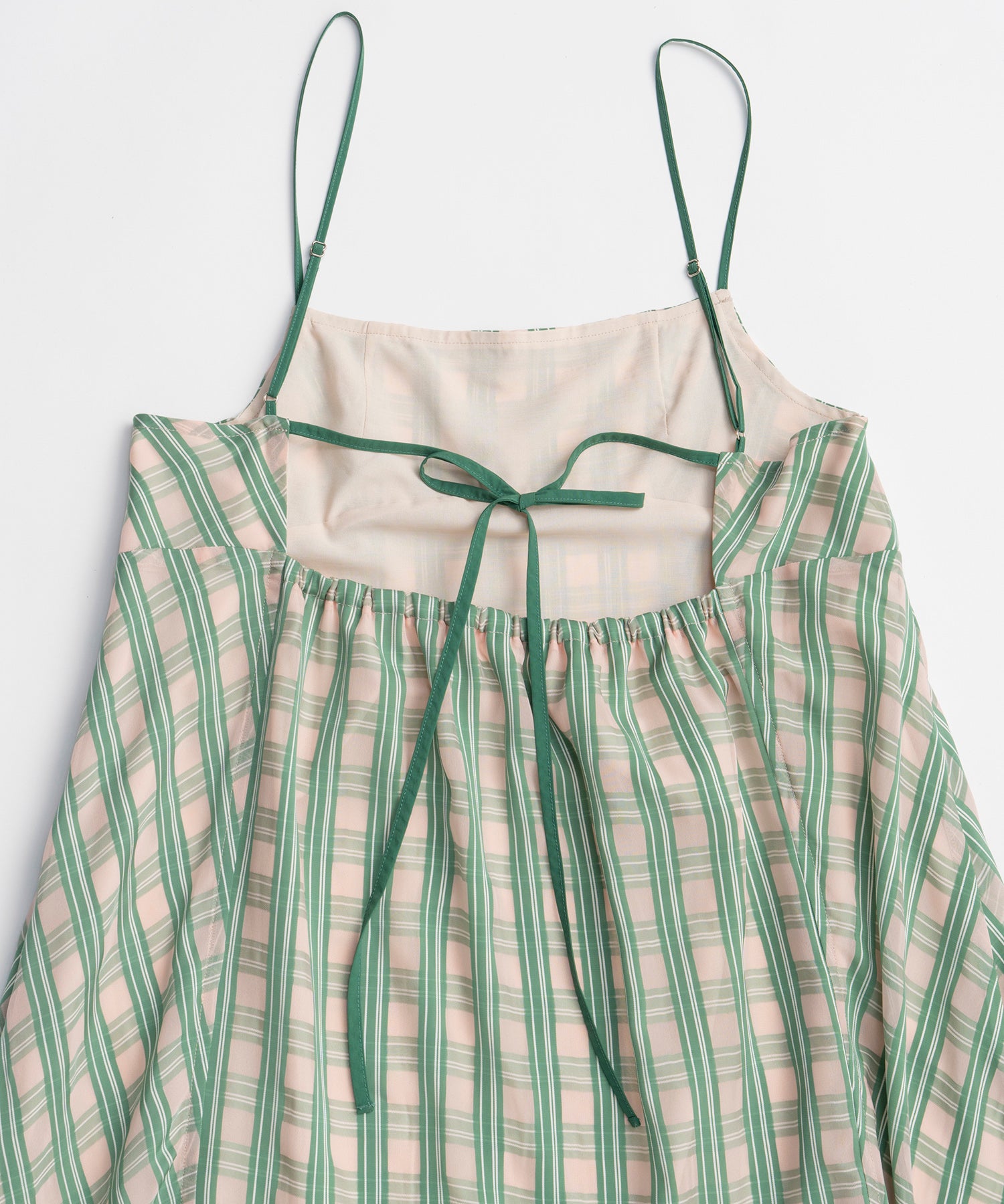 【PRE-ORDER】Multi Check Cami Dress