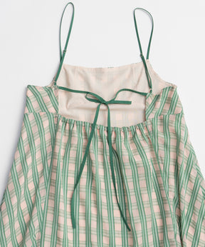 【PRE-ORDER】Multi Check Cami Dress