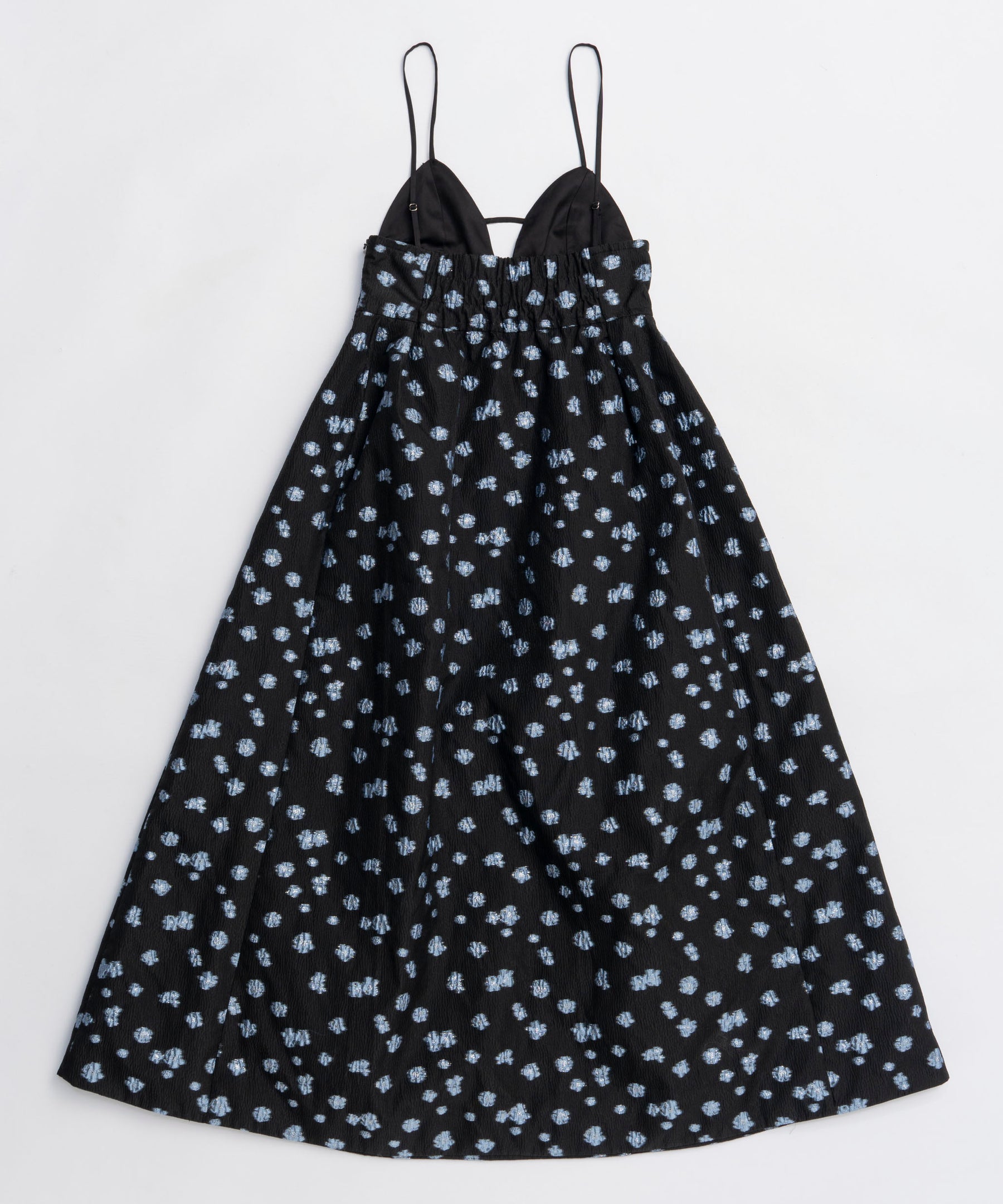 Riu Monogram jacquard nosleeve dress セット 25WINTER PRE-ORDER】2way Jacquard Dress