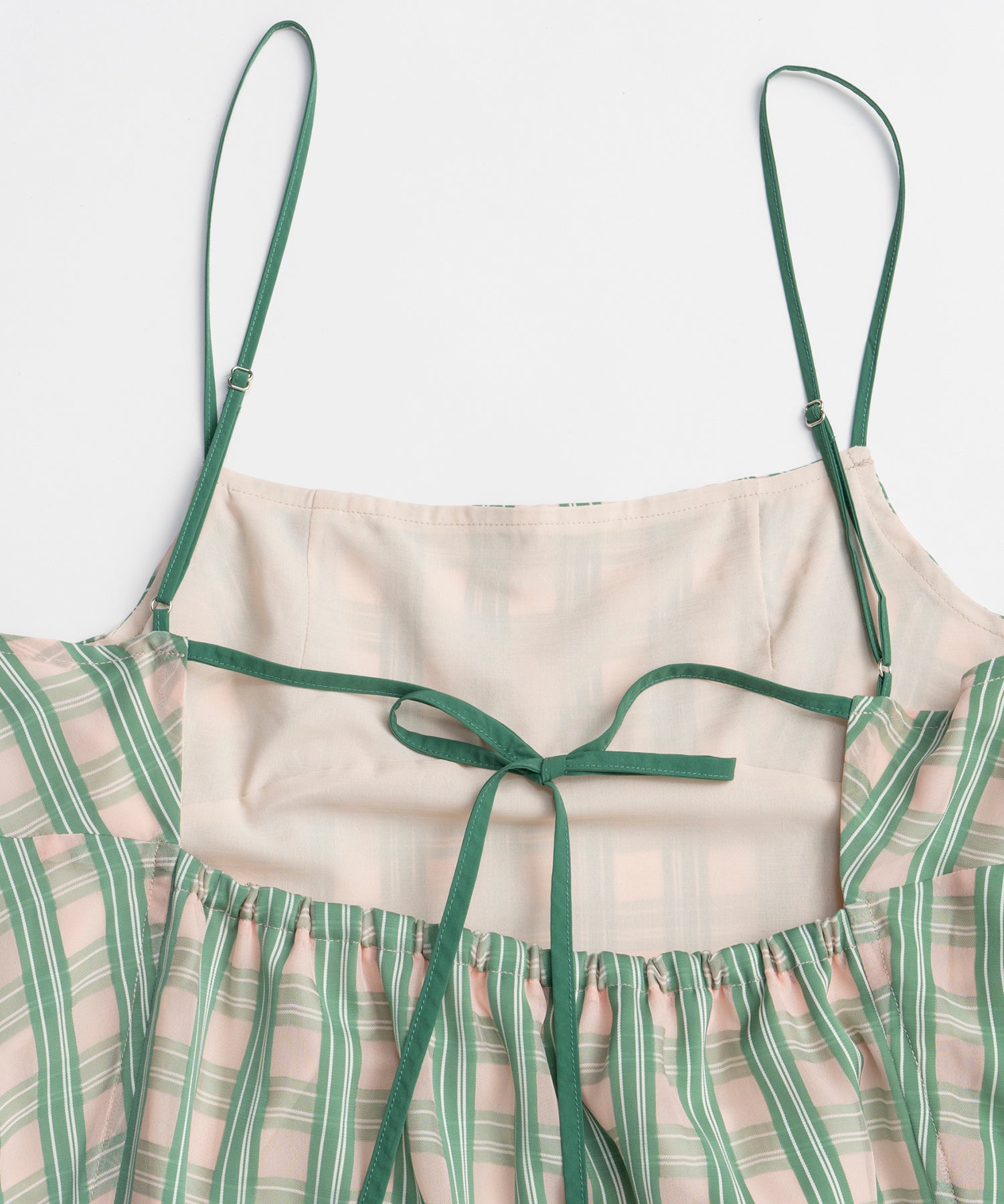 【PRE-ORDER】Multi Check Cami Dress