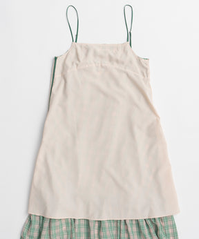 【PRE-ORDER】Multi Check Cami Dress