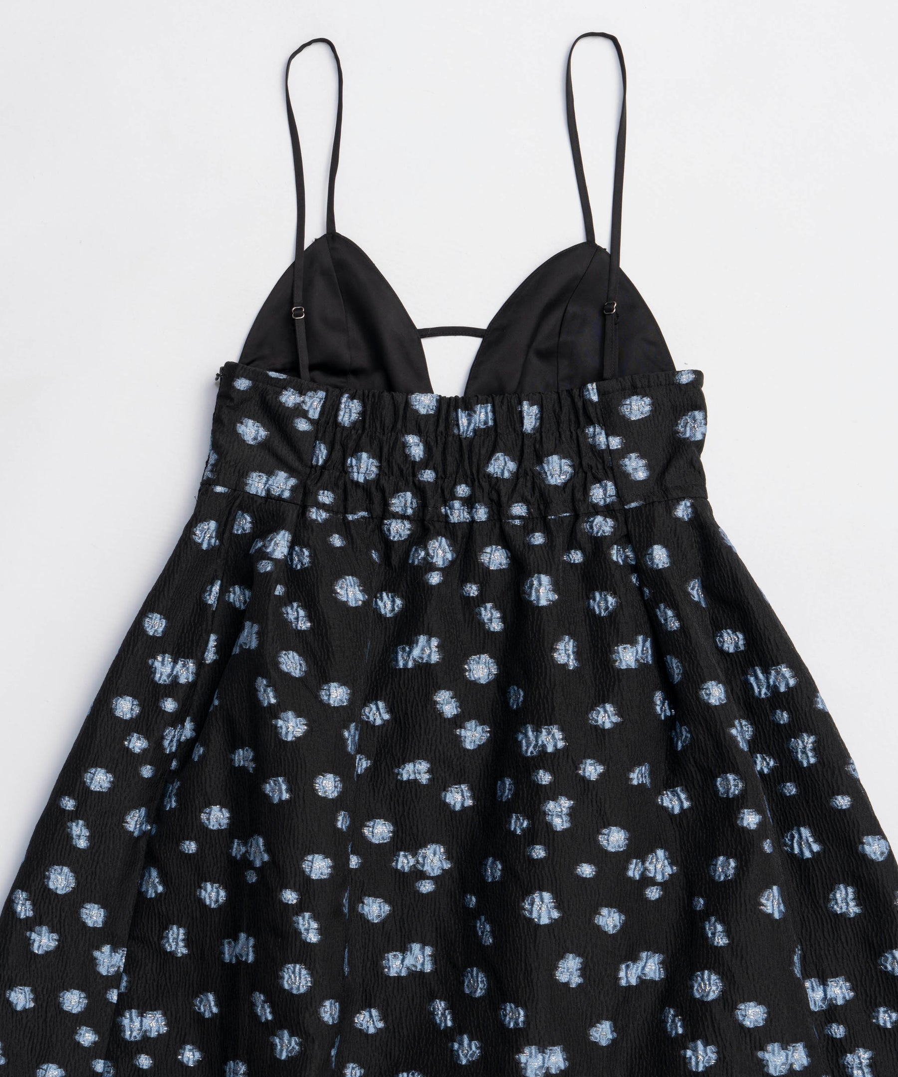 Riu Monogram jacquard nosleeve dress セット 25WINTER PRE-ORDER】2way Jacquard Dress