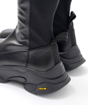 【24AUTUMN PRE-ORDER】Vibram Stretch Thigh High Boots