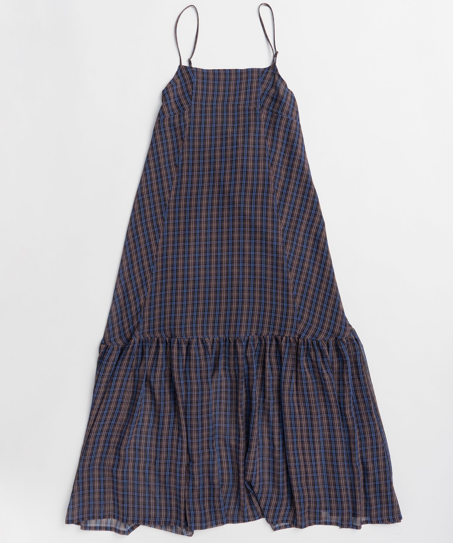 【PRE-ORDER】Multi Check Cami Dress