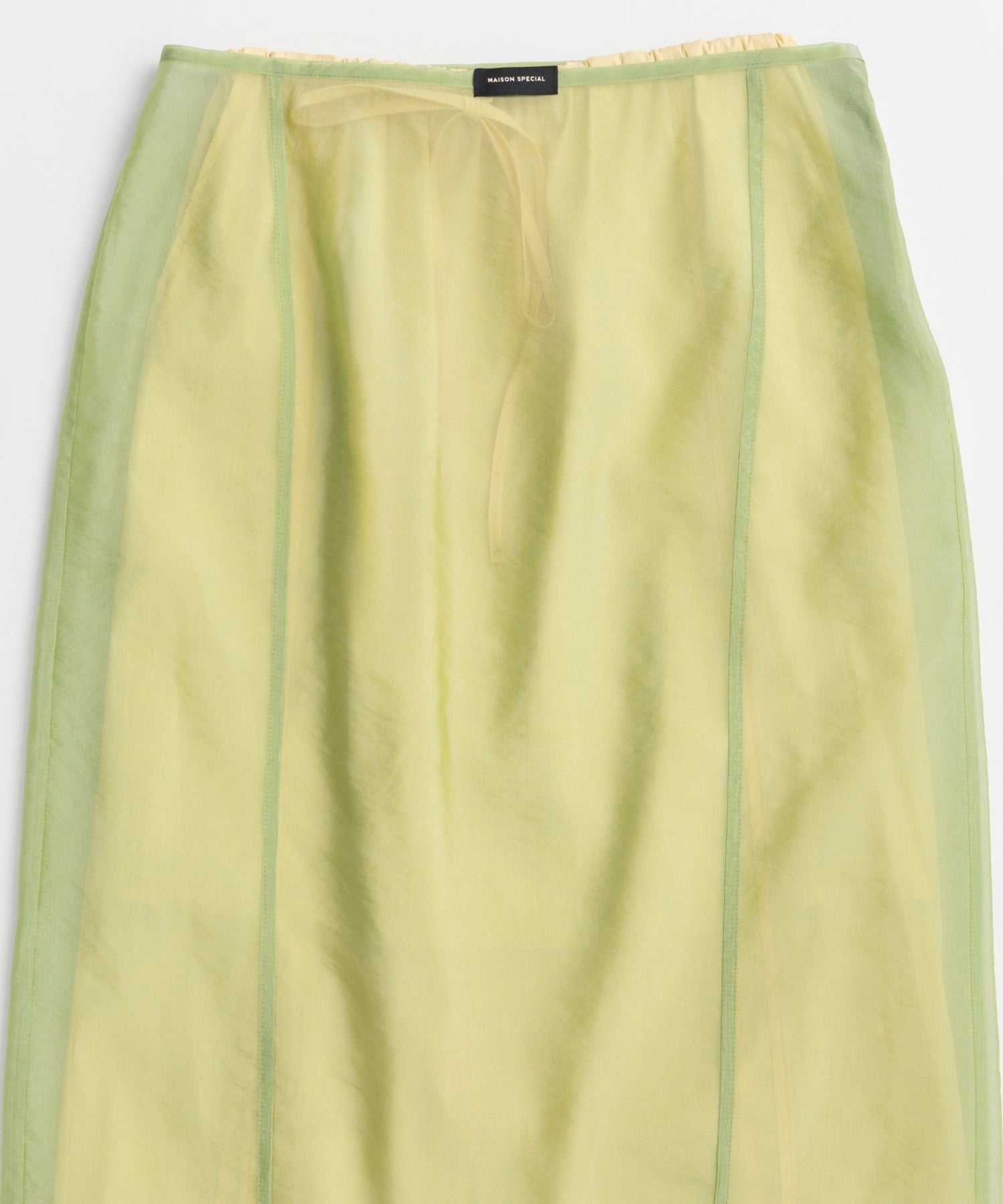 Sheer Layered Color Skirt