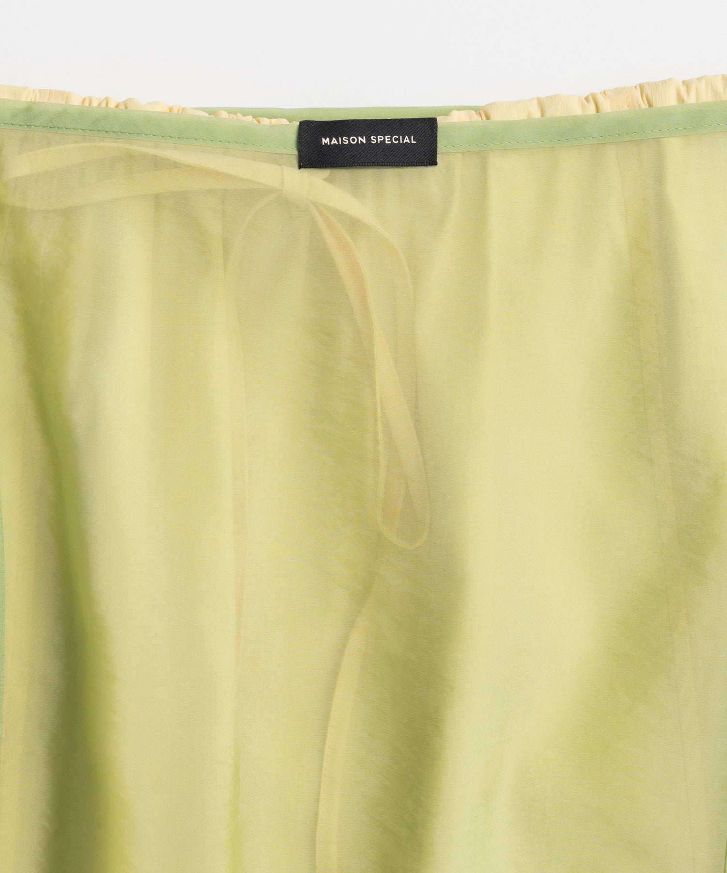 Sheer Layered Color Skirt