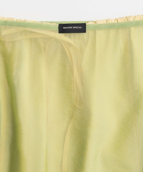 Sheer Layered Color Skirt