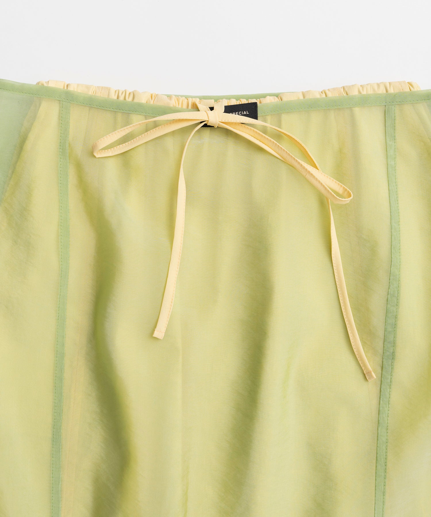 Sheer Layered Color Skirt