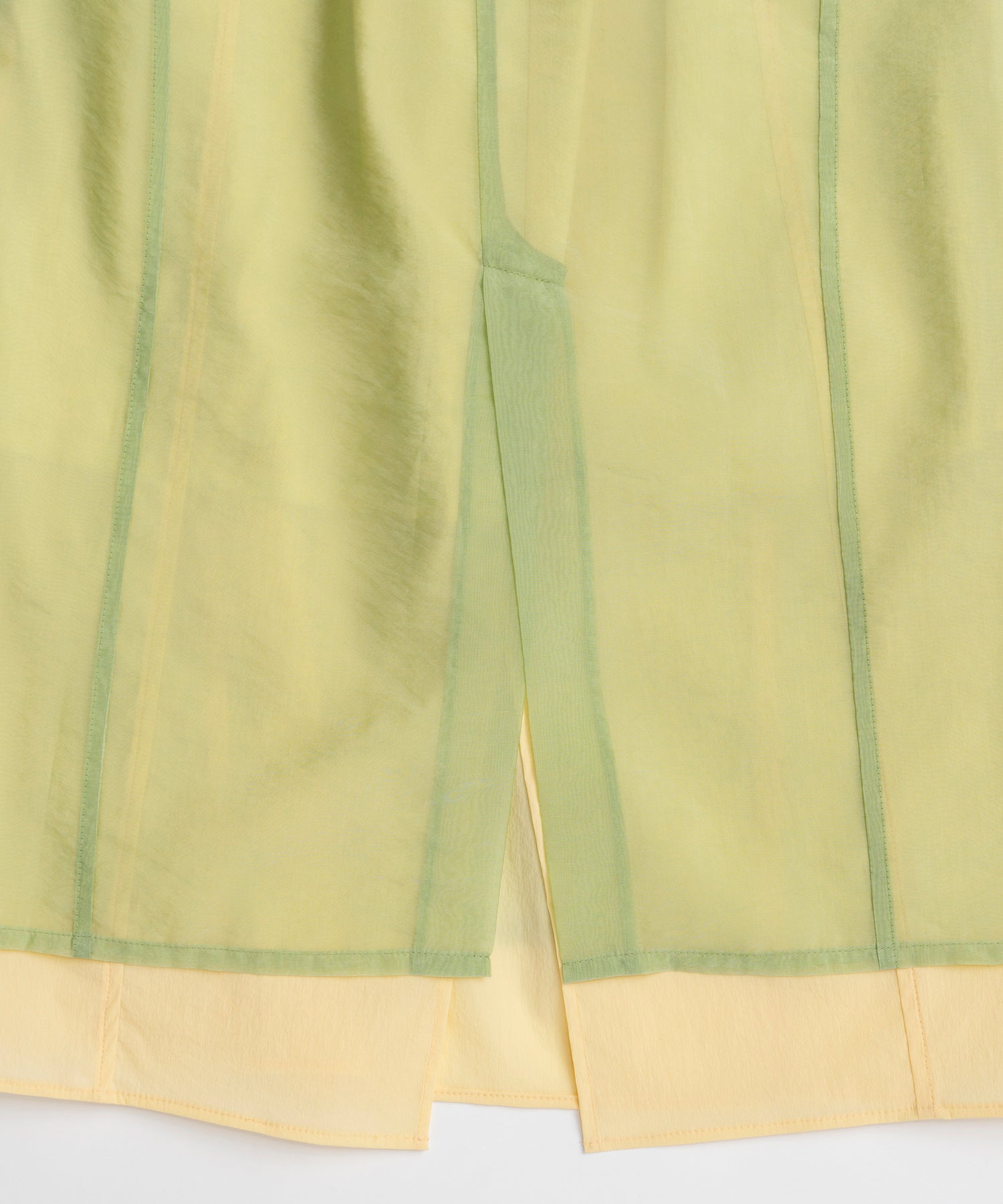 Sheer Layered Color Skirt