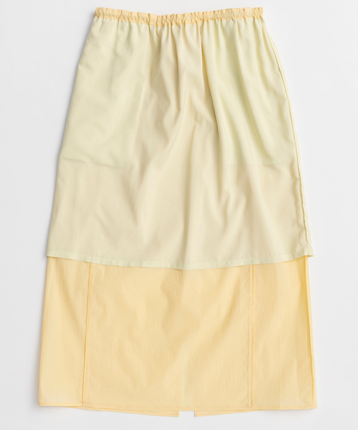 Sheer Layered Color Skirt