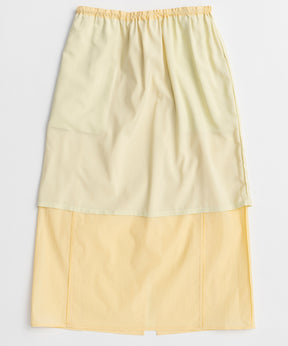 Sheer Layered Color Skirt