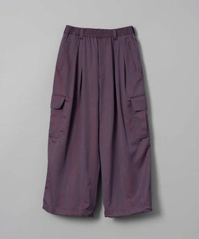 High Count Wool Prime-Wide Cargo Pants