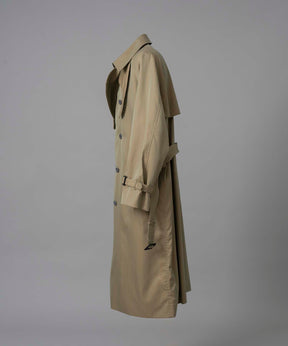 120/2/2/2/2/2/SUVIN Cotton Gabardine Prime-Over Trench Coat