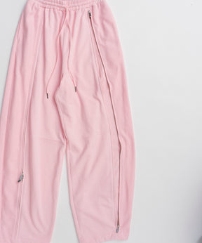 Front Zip Sweat Pants