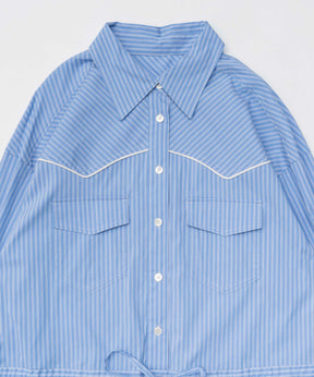 【25SPRING PRE-ORDER】2way Western Shirt All In One Outfit