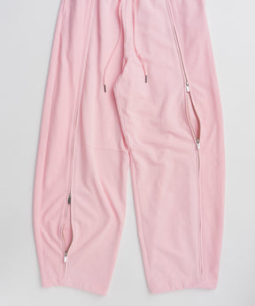 Front Zip Sweat Pants