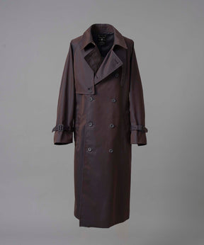 120/2/2 Suvin Cotton Gabardine Prime-Over Trench Coat