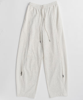 Front Zip Sweat Pants