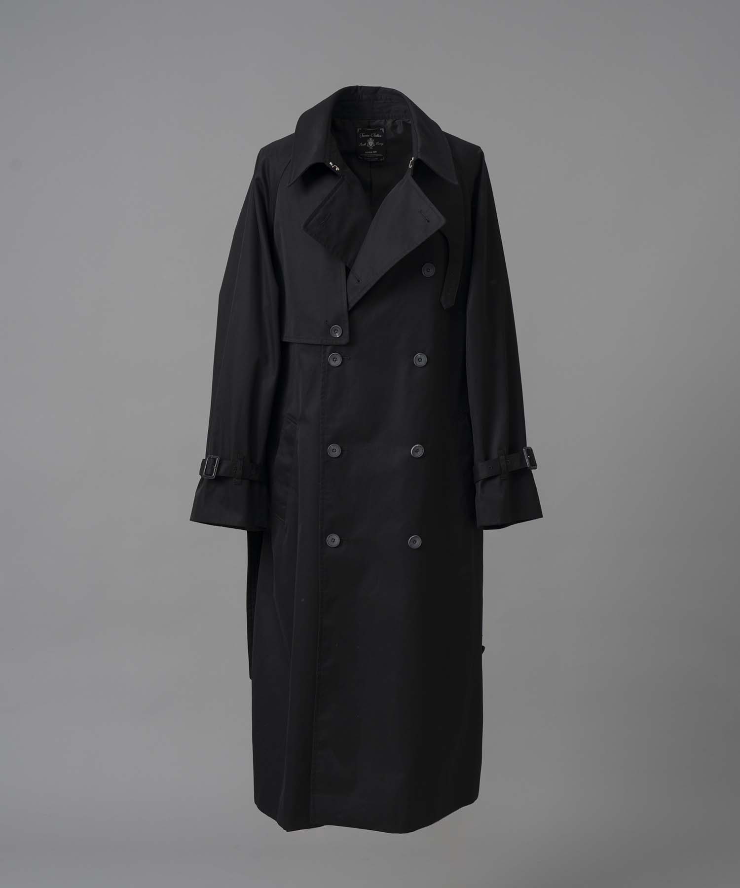 120/2/2 Suvin Cotton Gabardine Prime-Over Trench Coat