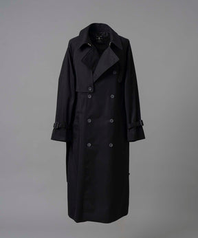 120/2/2/2/2/2/SUVIN Cotton Gabardine Prime-Over Trench Coat