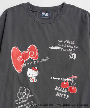 [HELLO KITTY × MAISON SPECIAL] HELLO KITTY Hand iIllust Long-Sleeve T-Shirt