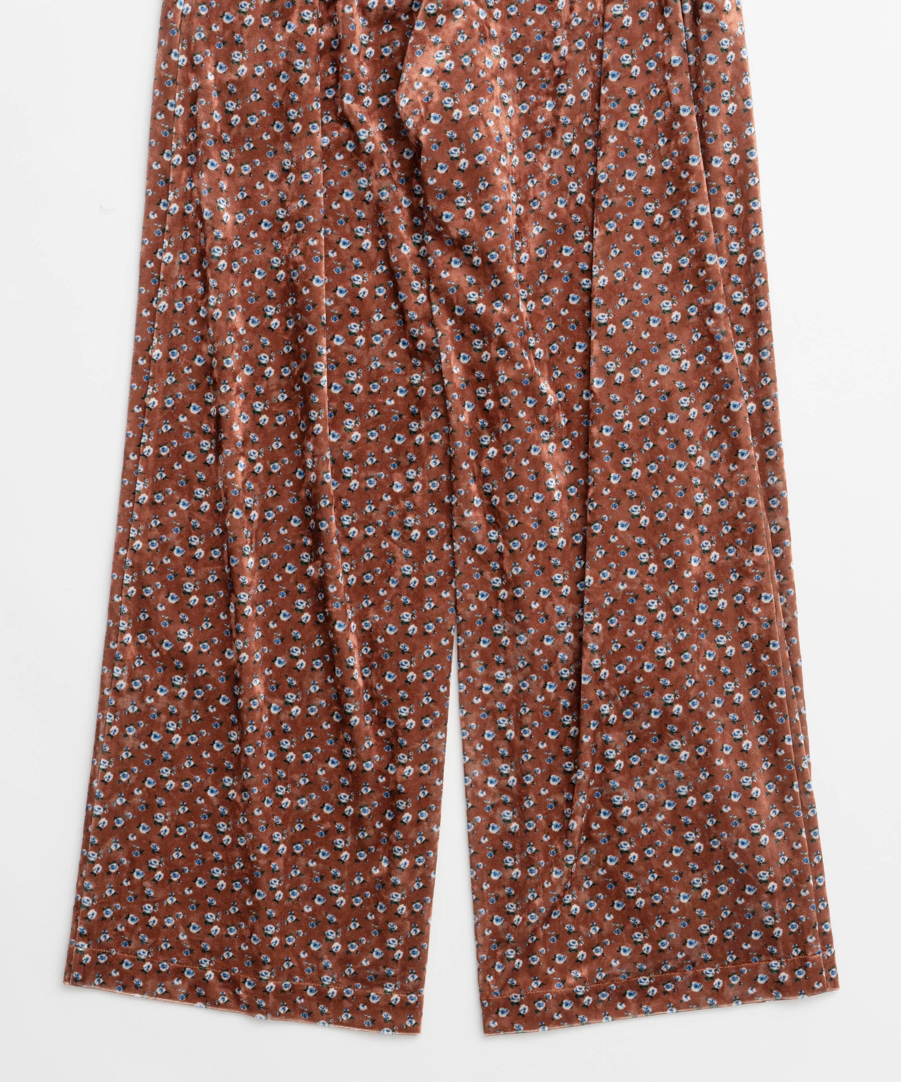 【24WINTER PRE-ORDER】Flower Velor Easy Pants