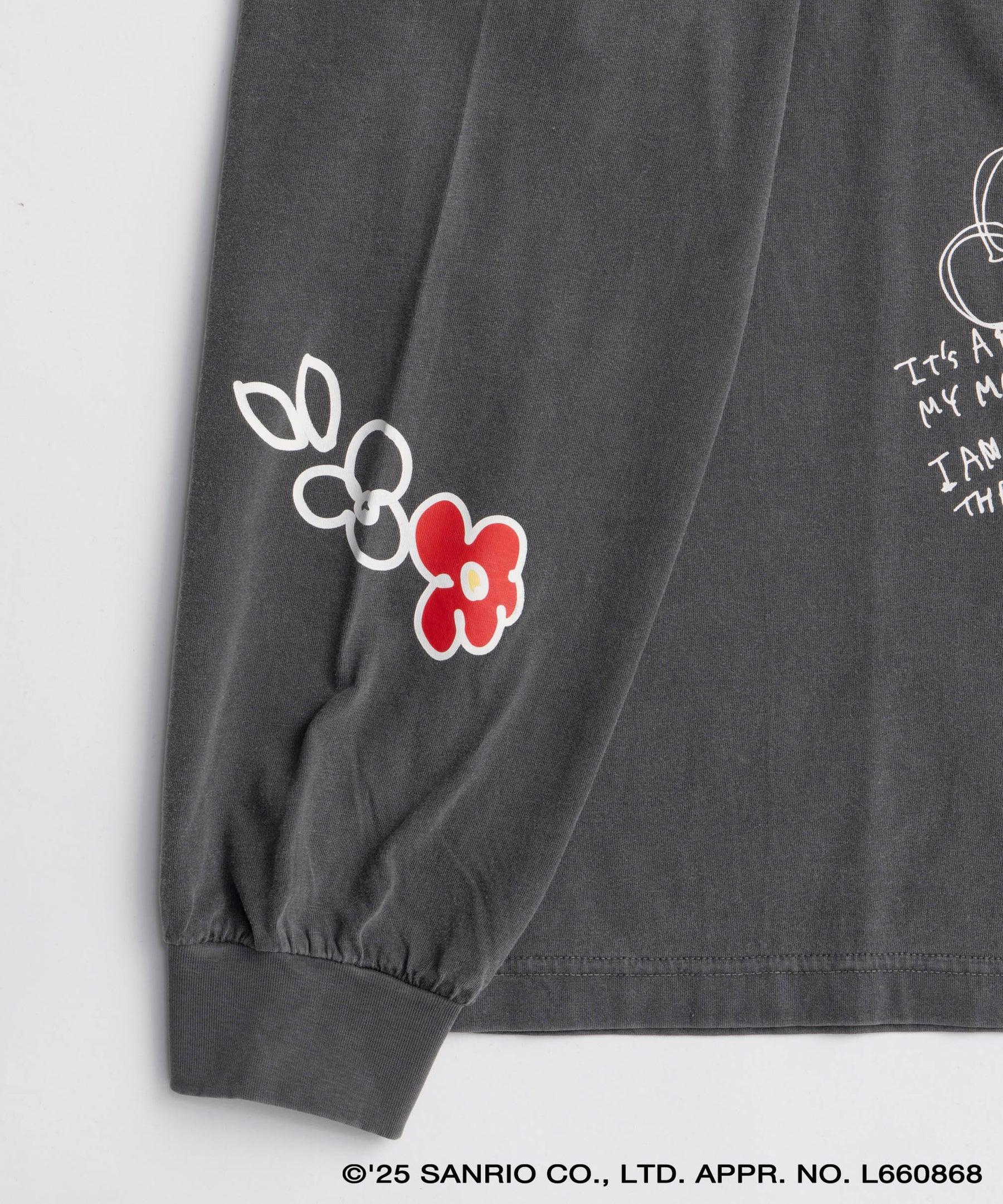 [HELLO KITTY × MAISON SPECIAL] HELLO KITTY Hand iIllust Long-Sleeve T-Shirt