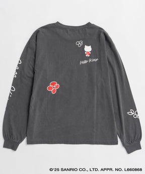 [HELLO KITTY × MAISON SPECIAL] HELLO KITTY Hand iIllust Long-Sleeve T-Shirt